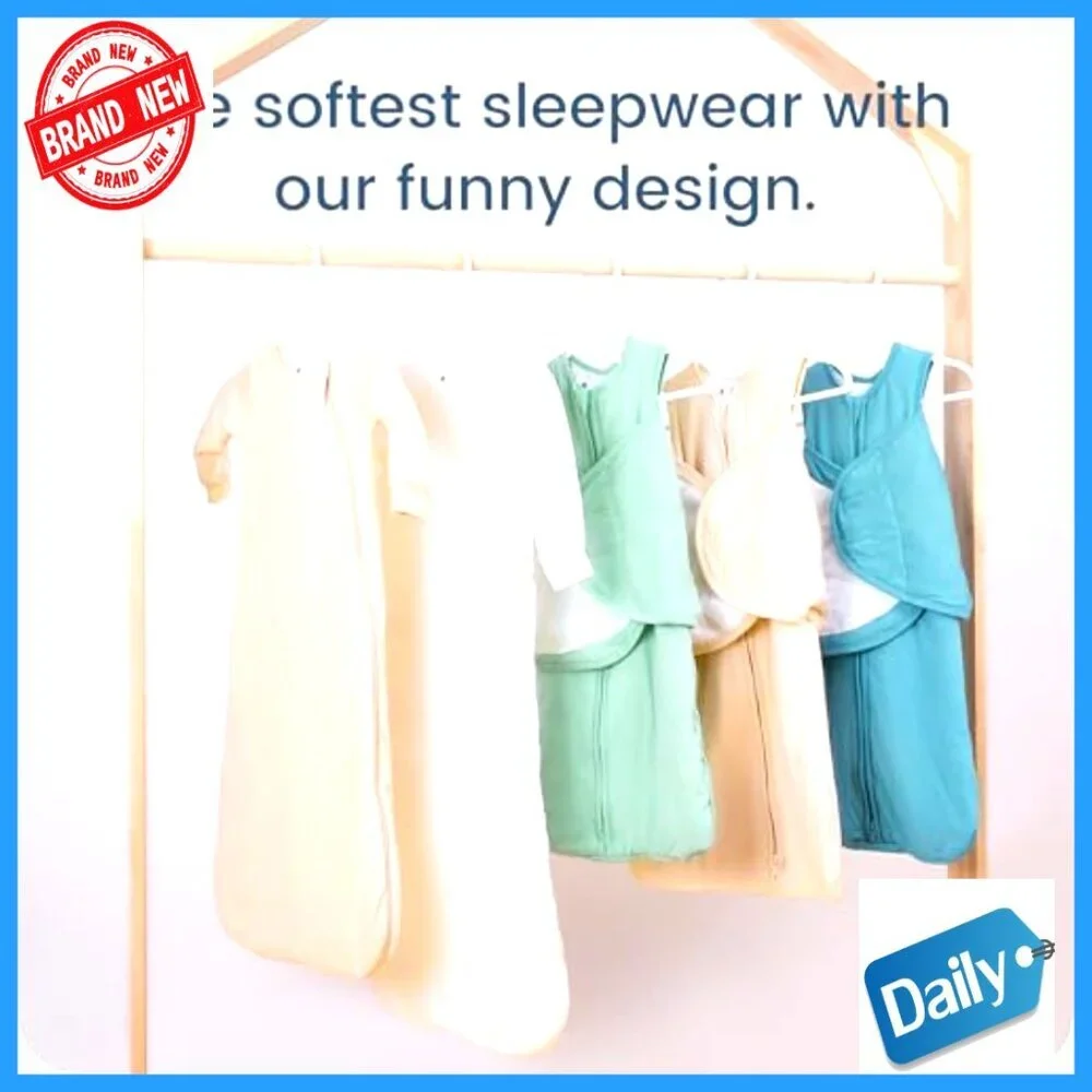 Newborn Swaddle Sleep Sack 0-3 Months, Adjustable Wearable Blanket